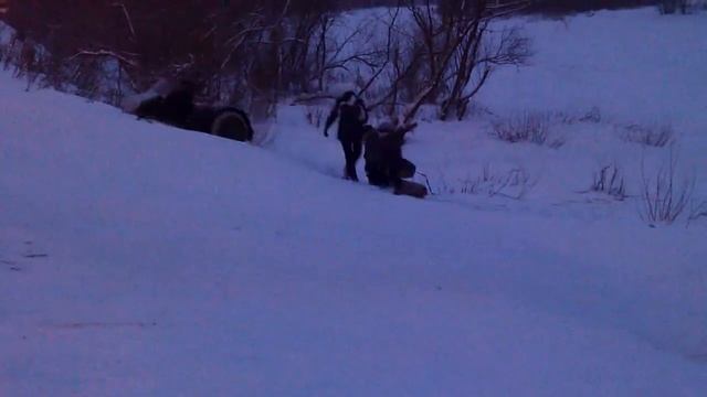 Самодельный снегоход. Зима 2013 смотреть онлайн