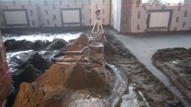 Ремонт новостройки с нуля часть 6  Стяжка