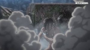 Бертольд превращается в Колоссального Титана, но он школьник