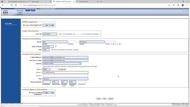 How to Use the SAM.gov General Login System to Access DSBS Supplemental Pages Small Business Profil