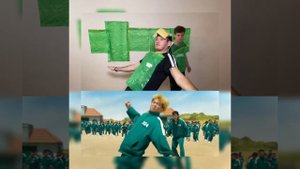 Игра в Кальмара  малобюджетная версия / Самая смешная пародия / Игра в кальмара приколы / Squid Gam