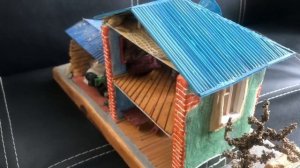 СВОИМИ РУКАМИ из гипса ДОМ І немножко ДИОРАМА І