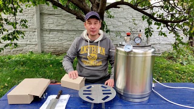 Распаковка и обзор универсального автоклава "А16 electro" от УКРПРОМТЕХ смотреть онлайн