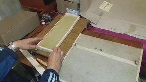 Как быстро навощить рамку 145 мм