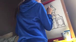 Disneyland Castle White Board Drawing | RAYNE BELLE