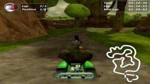 Moorhuhn Kart 3 (2007) (PC) - Longplay (4K 60FPS)