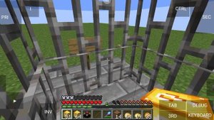 открытия лаки блоков в "Minecraft java edition"..