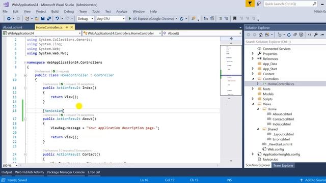 NonAction attribute in MVC | Advanced MVC 5 concepts