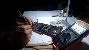 Asus gtx660ti 2gb измерения сопротивлений и осмотр