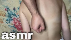 АСМР МАССАЖ  МОЕЙ СПИНЫ РЕЛЬСЫ РЕЛЬСЫ ШПАЛЫ ШПАЛЫ | ASMR MASSAGE MY BACK