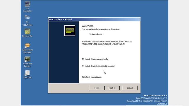 ReactOS 0.4.6 Installation in VirtualBox 5.2 смотреть онлайн