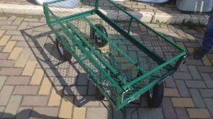 Тачка 4 колеса передняя ось поворотная Garden cart