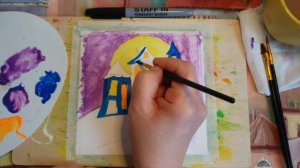 Разноцветные  домики