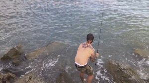 Горбыль 900г на ультралайт! п.Джубга. Чёрное море