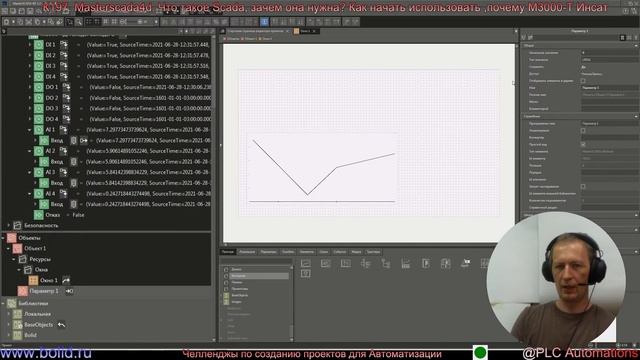 К197. Masterscada4d. Что такое Scada, зачем она нужна? Как начать использовать ,почему М3000-Т Инса смотреть онлайн
