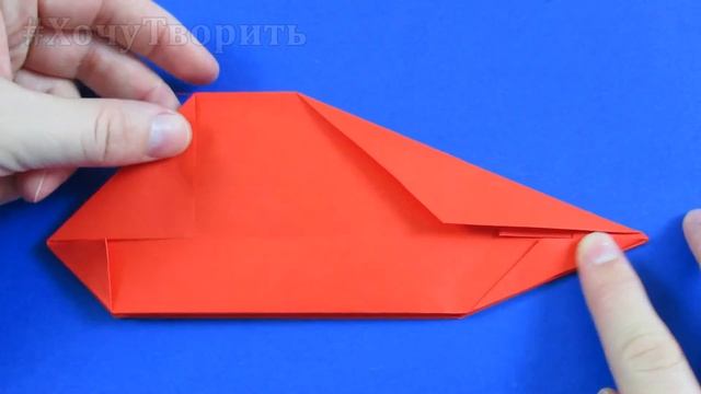 Как сделать катер из бумаги - Как сделать оригами лодку смотреть онлайн