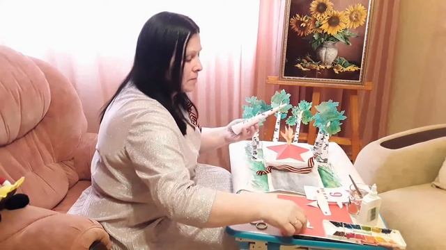 Занятие для детей .Тема:День победы.Вечный огонь из бумаги. смотреть онлайн