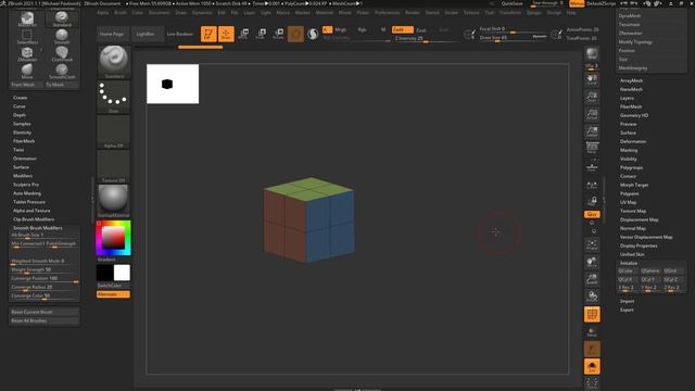 Intro to ZBrush 038 - MicroPoly! Turn your meshes into complex knit, chainmail, cloth, and more!! смотреть онлайн