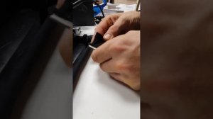 обтягивание пластиковой колонки тканью