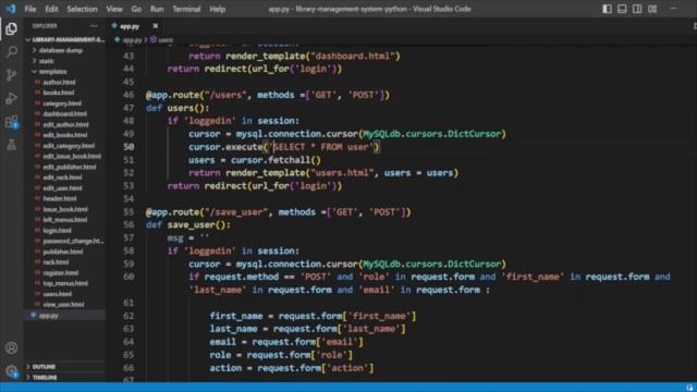 Online Library Management System with Python, Flask & MySQL | Python projects