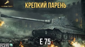 ОБЗОР E 75 ✔️ БРОНЯ ПО КРУГУ