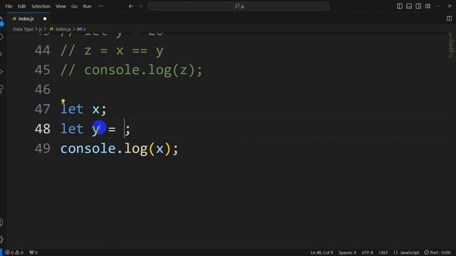 How to write Javascript basic data type part 2 tutorial In bangla.javascript bangla CoderHobo