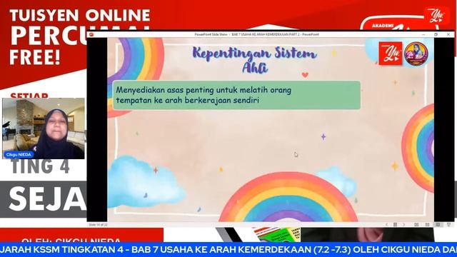 ?[LIVE] SEJARAH KSSM TING.4 - BAB 7.2 OLEH CIKGU NIEDA #24 #TUISYENPERCUMA смотреть онлайн