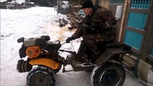 Самодельный адаптер на мотоблок