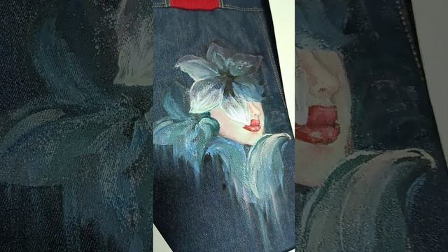 Акрил на ткани.Удивительный урок рисования на двоих . смотреть онлайн