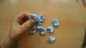 Пышный бант из атласной ленты.  Канзаши мастер класс