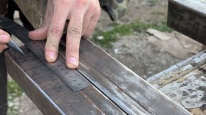 Приспособление для распила дров в одиночку . Лучше любого козла !