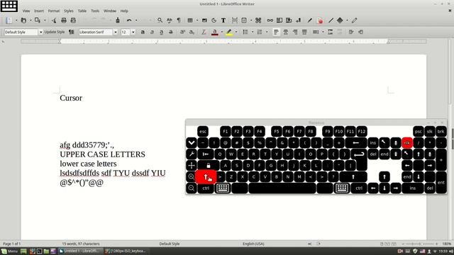 LibreOffice Writer - Entering text with the Keyboard смотреть онлайн