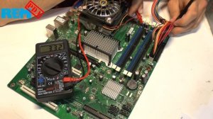 Ремонт слотов оперативной памяти DDR на мат плате INTEL DG33FB