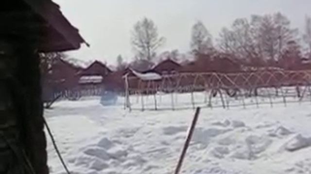 Самодельный гусеничный снегоход смотреть онлайн