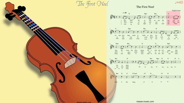 The First Noel -  Learn  to Play Violin - from Slow to Fast - Tempo Jumps in the Description смотреть онлайн