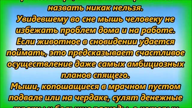 К чему снится мышь смотреть онлайн