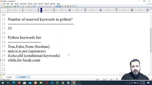 Python Keywords | What are python reserved Keywords