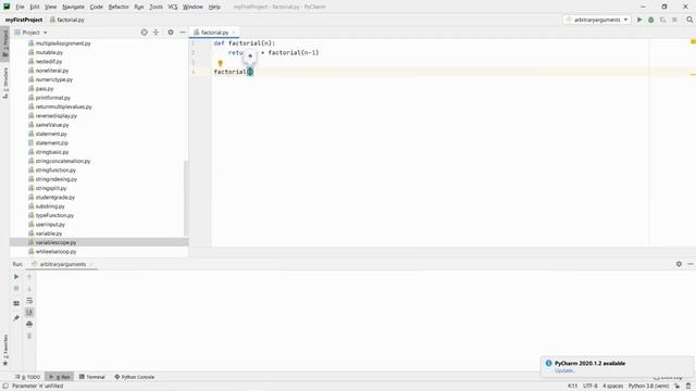 Python Full Course - Recursive Functions - Video 78