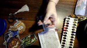 Вышиваем вместе. Вышивка на пластиковой канве. Жар-птица.