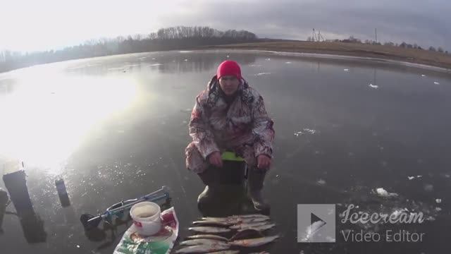 Первый лед,жор щучки.Ловим на жерлицы... смотреть онлайн