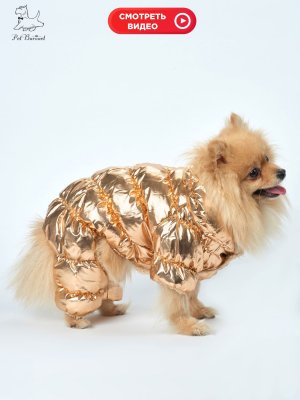 Зимний комбинезон для собак мелких и средних пород "Собачье величество", Одежда для собак