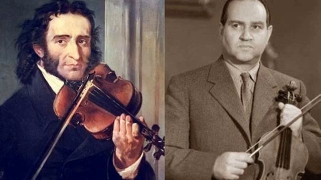 *****Паганини. "Кампанелла". Исполняют Давид Ойстрах (скрипка) и Владимир Ямпольский (фортепиано). смотреть онлайн