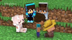 Monster School : Baby Herobrine Rescues Baby Villager's Dad - Part 1