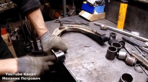 ЗАМЕНА ПЕРЕДНЕГО ВЕРХНЕГО РЫЧАГА Infiniti QX56 /ЗАМЕНА ШАРОВОЙ ОПОРЫ /ВЫПРЕССОВКА САЙЛЕНТБЛОКОВ