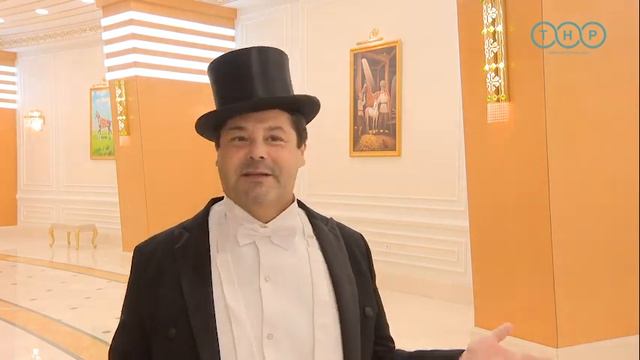 Российские цирковые артисты выступили в государственном конном цирке имени Гёроглы города Аркадаг смотреть онлайн