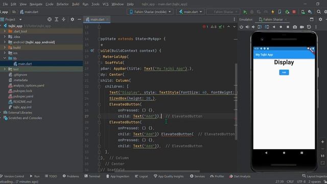 How To Make Tajbi App Using Flutter 2023 смотреть онлайн
