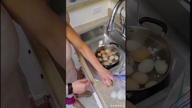 Easily Peel (Farm Fresh) Hard Boiled Eggs!! смотреть онлайн