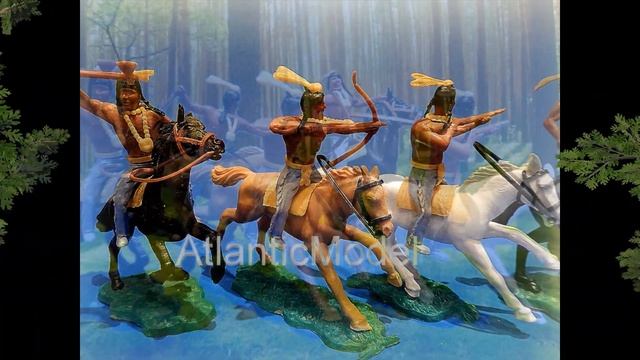 солдатики 1/32 Timpo индейцы Арапахо конные 5 фигур 5 поз №12 смотреть онлайн