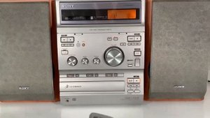 Retro SONY CMT-CP333 Micro Hi-Fi Bookshelf Stereo Component System 3 CD Changer