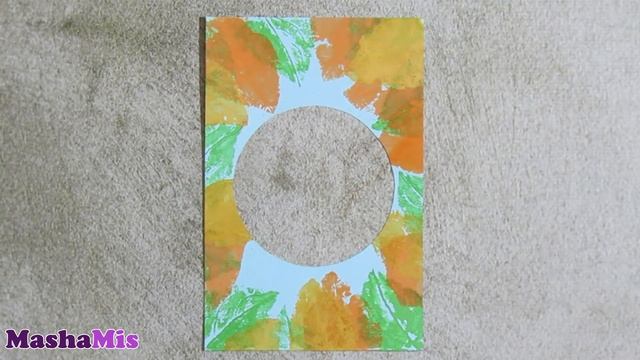 ОТКРЫТКА своими руками DIY/Золотая осень